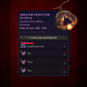 Kit de Runas (Coração derretido de Selig) - Diablo IV