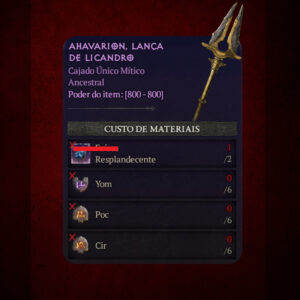 Kit de Runas (Ahavarion) - Diablo IV