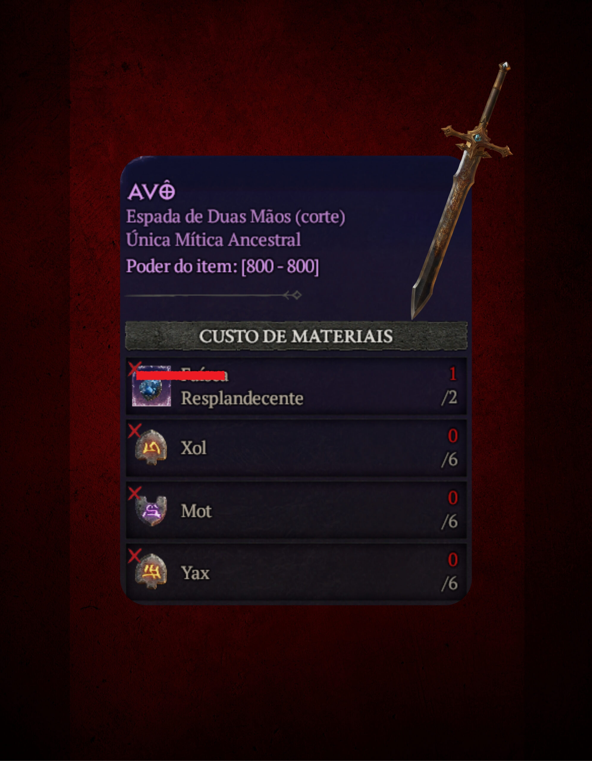 Kit de Runas (Avô) - Diablo IV