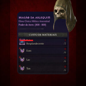 Kit de Runas (Brasão da Arlequim) - Diablo IV