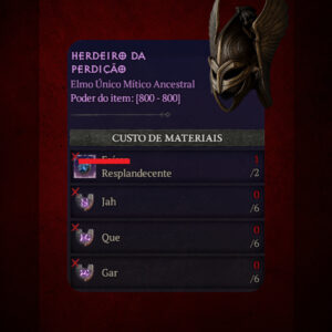 Kit de Runas (Herdeiro da Perdição) - Diablo IV