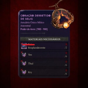 Kit de Runas (Coração derretido de Selig) - Diablo IV