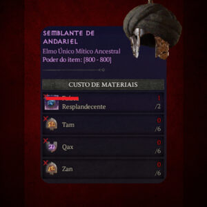 Kit de Runas (Semblante de Andariel) - Diablo IV