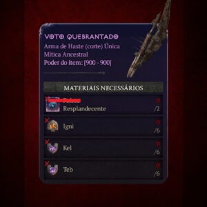 Kit de Runas (Voto Quebrantado) - Diablo IV