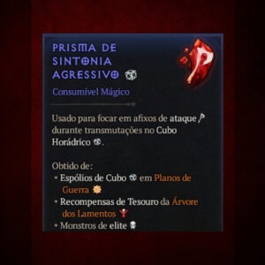 Prisma de Sintonia Agressivo x80