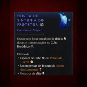 Prisma de Sintonia Protetor x10