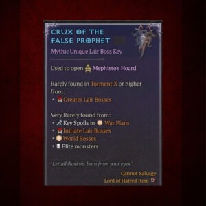 Crux of the False Prophet